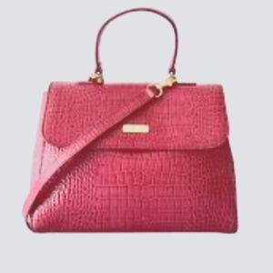 Etienne Aigner Genuine Leather Crocodile Satchel Vintage Handbag